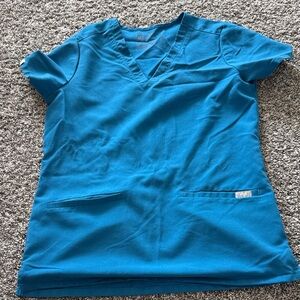 Women’s Figs Caribbean blue scrub set